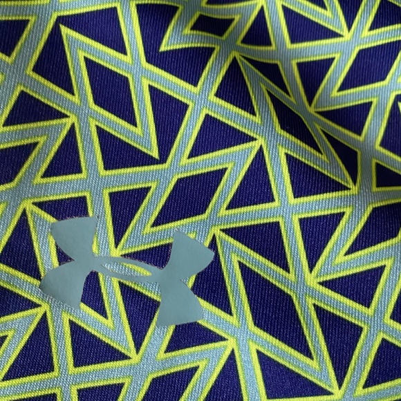 UNDER ARMOUR Girls Large YLG HeatGear Cropped Capri Stretch Pants - Picture 11 of 12